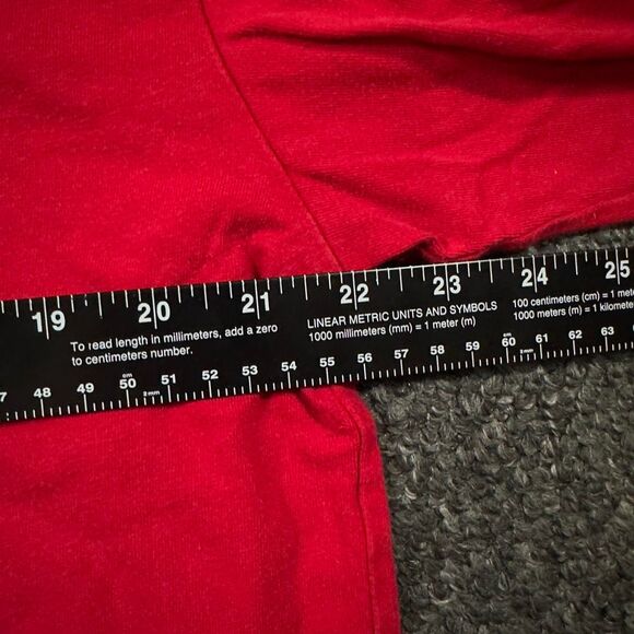 Nautica Long Sleeve Tee Men’s XL Red Cotton Embroidered Logo Vintage - Picture 4 of 5